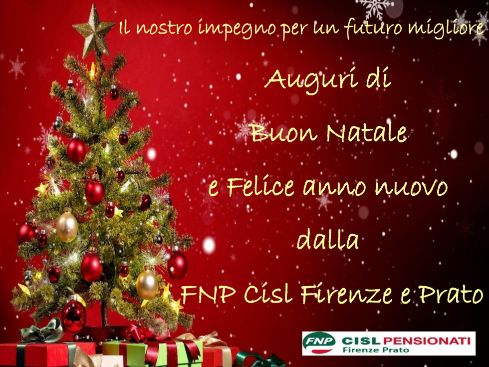 Auguri di Buon Natale e Felice anno nuovo